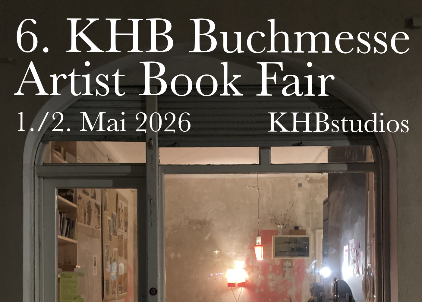 6. KHB Buchmesse | Artist Book Fair (Mai 2026)